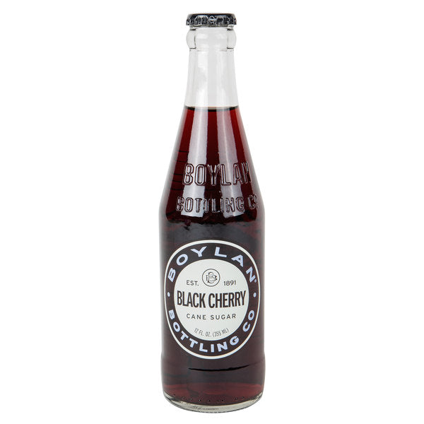 Black Cherry Soda 12oz- Boylan Bottling Co